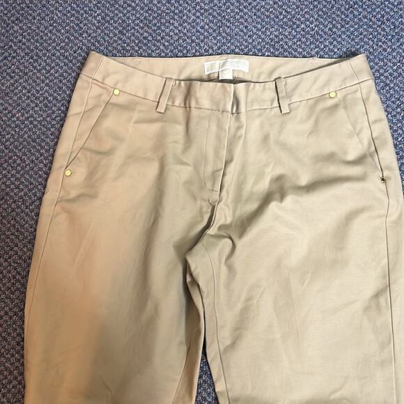 Michael Kors Khaki Ponte Pant 8P - Picture 2 of 5